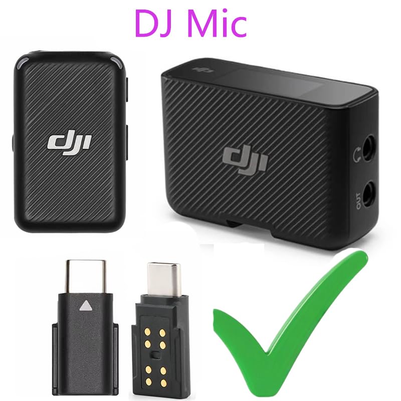 Adaptateur USB-C pour DJI Mic 1 récepteur ASR01 pièce iPhone 15 16 Type-C