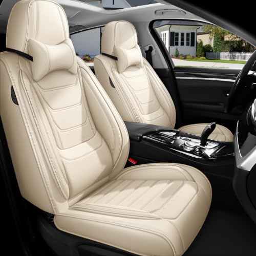 Image of for GMC Terrain 2010-2025 Seat Covers 5P w /Headrests (Beige)