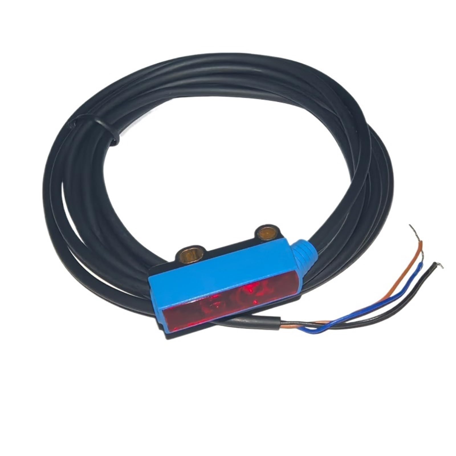 Tamaño compacto Supresión de fondo Rango de 1~120 mm Sensor de luces rojas CC 3 cables