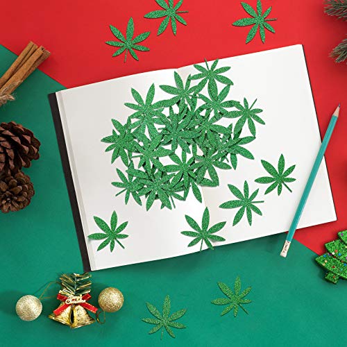 100 Pieces Green Glitter Weed Leaf Paper Confetti Green Leaf Confetti Pot Leaves Paper Confetti for 420 Birthday Party Wedding Festival Table Baby Shower Decorations 7 100 Pieces Green Glitter Weed Leaf Paper Confetti Green Leaf Confetti Pot Leaves Paper Confetti for 420 Birthday Party Wedding Festival Table Baby Shower Decorations - Image 8