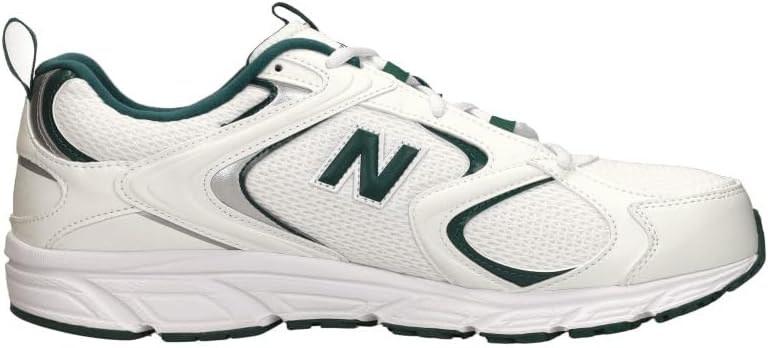 New Balance Women's 408 Trainers, White Green, 9.5