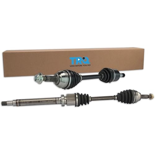 TRQ Front CV Axle Shaft Assembly Set Driver & Passenger Side Compatible with 2000-2011 Ford Focus