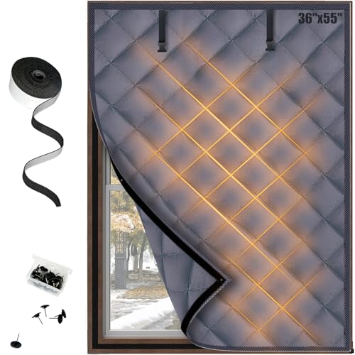 Window Insulation for Winter Thermal Window Cover for