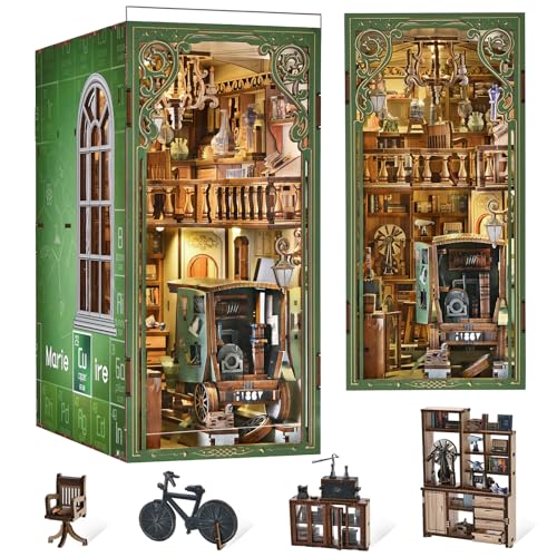 Puzzle 3D en bois avec LED miniature The Radium Lady