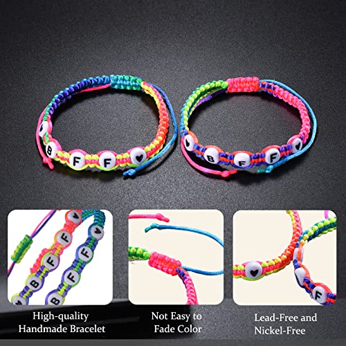 Matching Bracelets For 2 Best Friend Bracelets Adjustable Cord Braided Bracelet For Bff Love Bracelet Jewelry Gift For Women Girls Birthday Anniversary Christmas Valentine's Day Gift For Her #TOP2