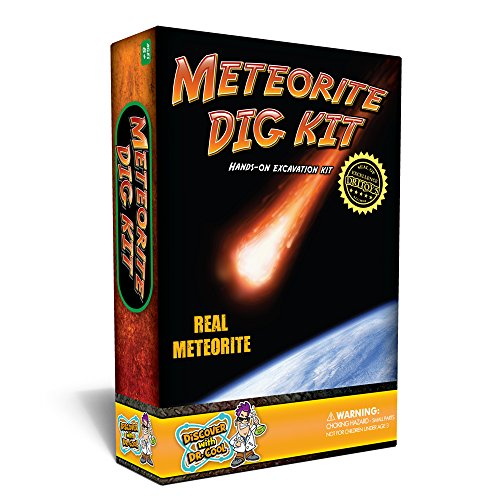 Discover with Dr. Cool Meteorite Space Science Kit - Dig Up a Real Meteorite and Tektite