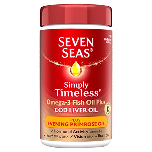 Seven Seas Omega-3 Fish Oil Plus Cod Liver Oil Plus Evening Primrose Oil 90 Capsules