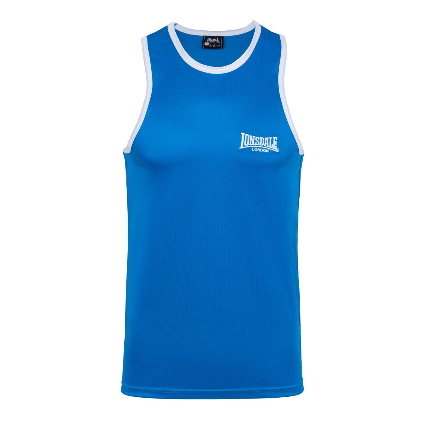 Lonsdale Mens Boxing Vests Blue/White S