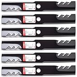 Brand New (6) Pack of Oregon Mower Blades... Fits Encore 543293 Gator G3   Length: 18" Center Hole: 15-16"