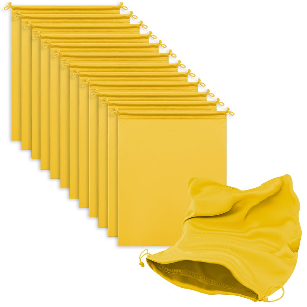 Microfiber Drawstring Bags Multi-Size Soft Protective Pouches for Shoes Ski Goggles Sunglasses Handbags Camera Lenses