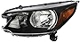 For Honda CRV Headlight Lamp 2012 2013 2014 Halogen Driver Left Side
