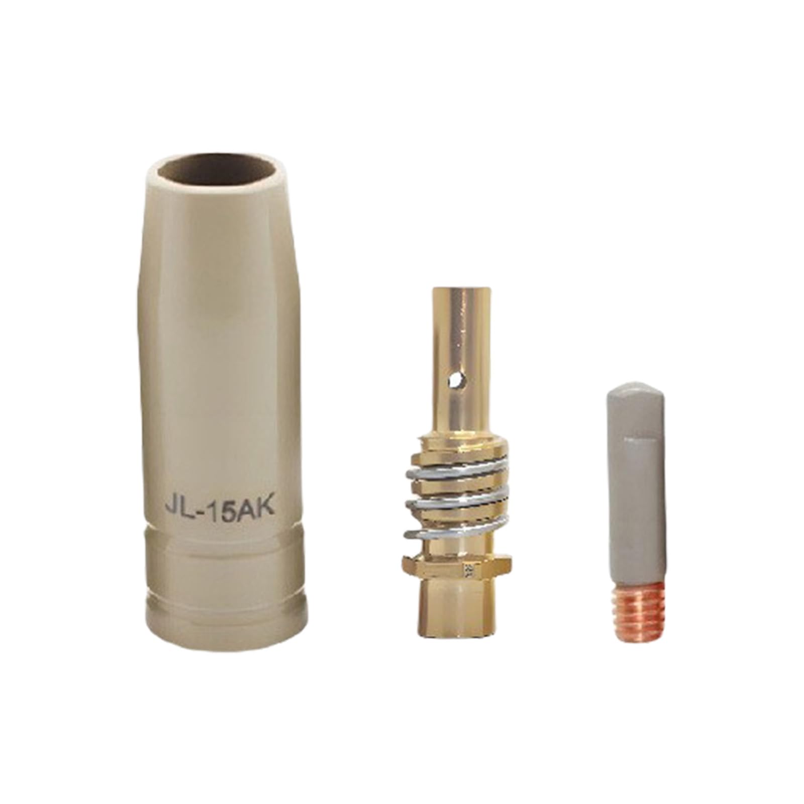 Woedpez 3Pcs 1.2 Torch Nozzle Conductively For Consistent Current 15Ak Improves Welding Finish Copper Conducting