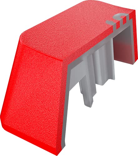 PBT DOUBLE-SHOT PRO Keycap Mod Kit (tasti in PBT, compatibilità standard della fila inferiore, superficie ruvida, pareti spesse 1,5 mm con carattere retroilluminato, ammortizzatori O-Ring - Tastiera gaming - Immagine 6