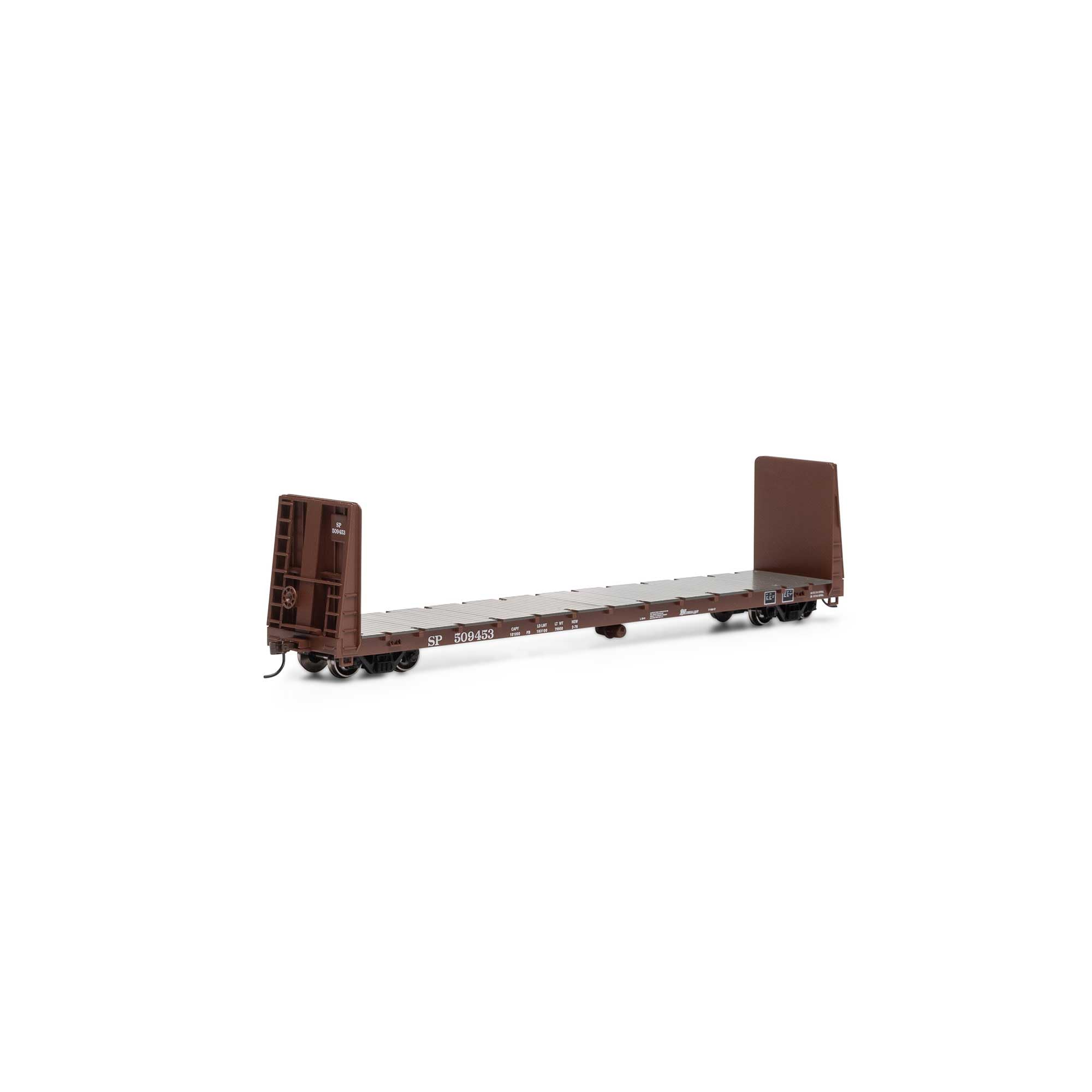 Athearn HO 60' Bulkhead Flat SP #509453 ATH17234 HO Rolling Stock