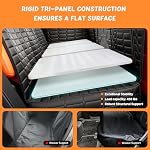 Backseat Extender for Dogs – Hard Bottom Dog Car Seat Cover Bed (450 lbs) - Image 5