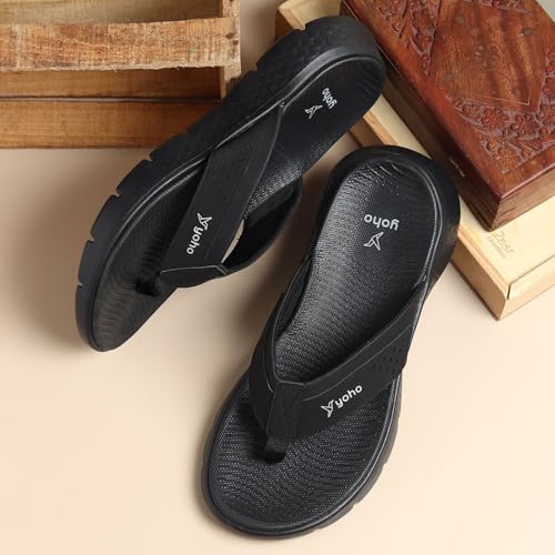 Image of YOHO Snugly 005 Slippers For Men | Cushioned Support | Lightweight Grip | Breathable Comfort | Long-Lasting Build
