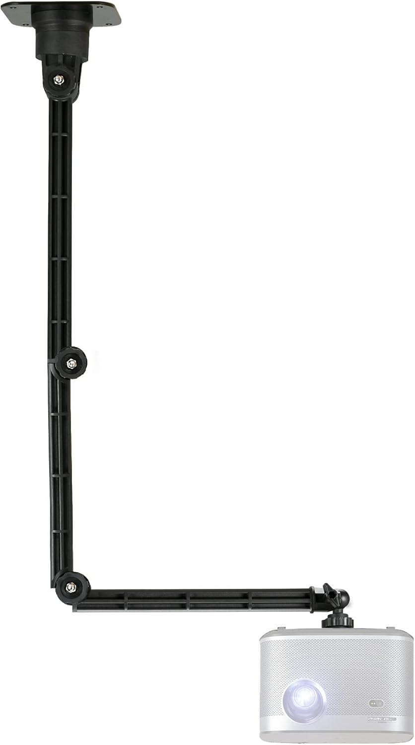 Mini Projector Mount, Angle Adjustable Clamp Mount Stand for Mini
