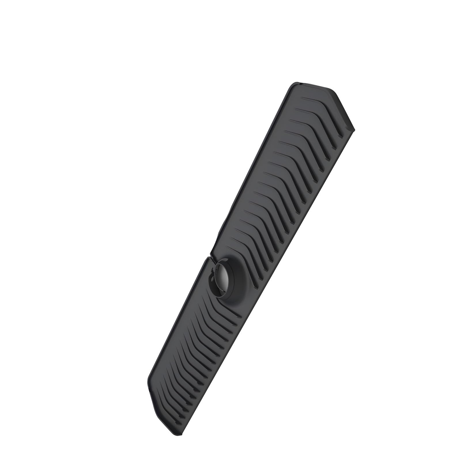 Nucelit Kitchen Faucet Splash Protector 76cm Wide Silicone Drip Mat Built in Drain Design Keeps Dry and Neat Countertops Anti Sink Mat