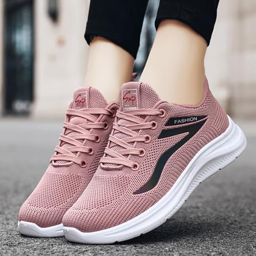 Women's Wide Toe Box Road Running Shoes Athletic Tennis Sneakers Womens Lightweight Casual Shoes for Walking Gym Work Travel Workout Breathable Mesh Sport Non Slip Lace Up Sneakers3