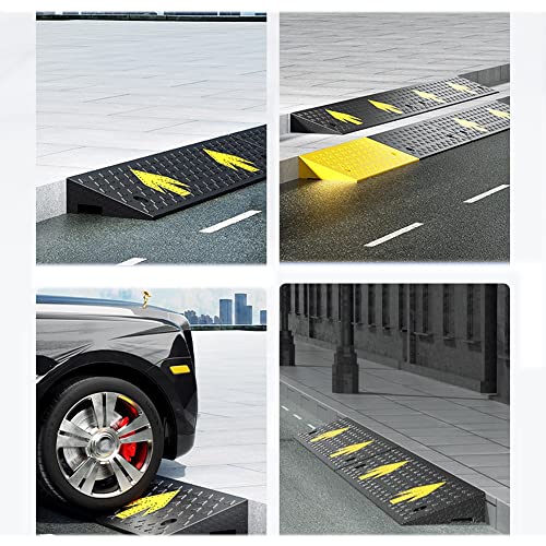 Threshold Ramp, Wheelchair Ramps，Door Ramp，Curb Ramp Height 4-20Cm Staircase Ramp Indoor Ramp Anti-Slip Level Reduction Car Ramp Parking Lot Wheelchair Bicycle Applicable To Bridge ( Size : 100*25*4Cm #TOP6