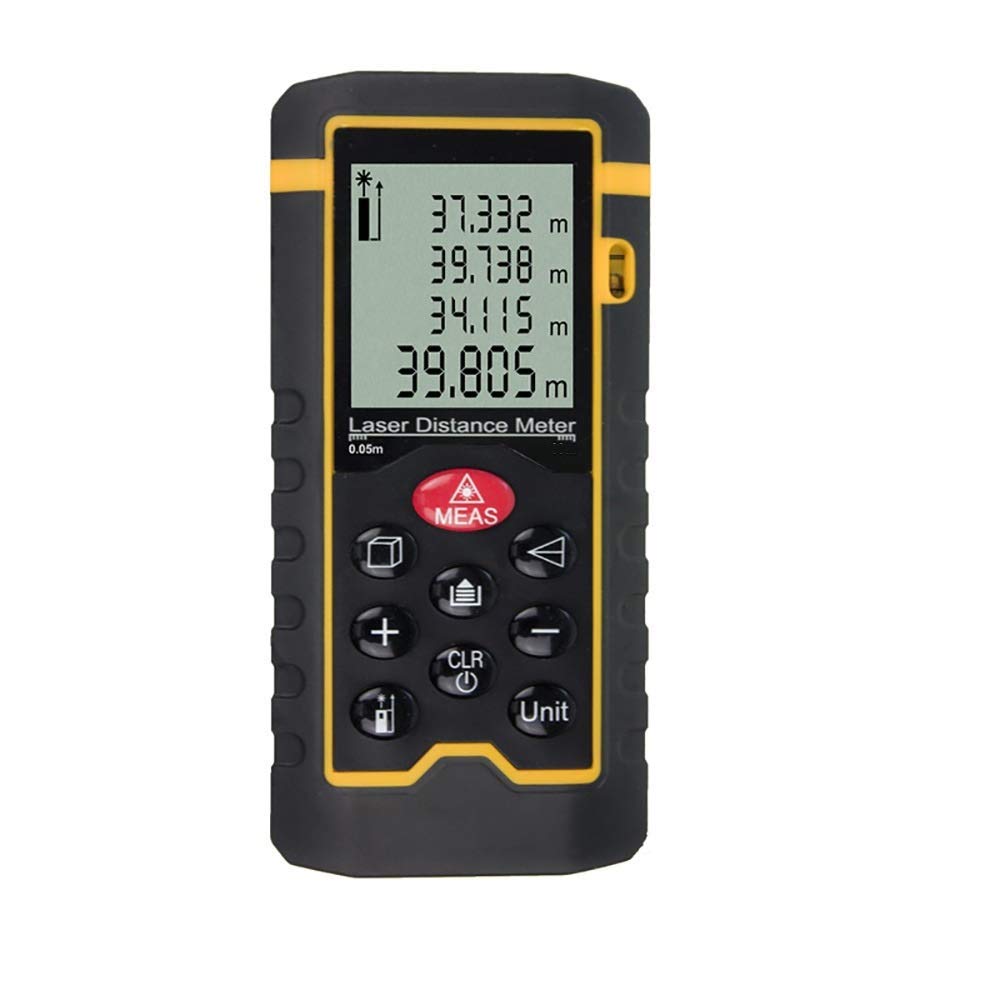 MCP 4line/9key/197ft/2362inch Handheld Laser Range Finder Laser Distance Meter + Large LCD Backlight + Waterproof + Digital Distometer for Distance Tape Measure (40 Meter) (B08X6WRVCZ) Amazon Price History, Amazon Price Tracker