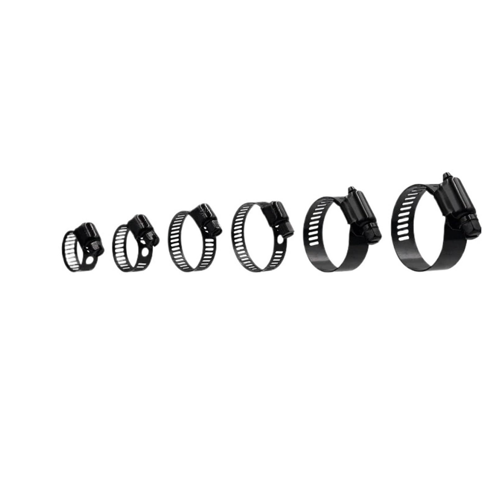 Nodrest 60Pcs Hose Clamp Combination Kit Fixture Stainless Steel 6-38Mm For Pipeline Automotive Mechanical Applications
