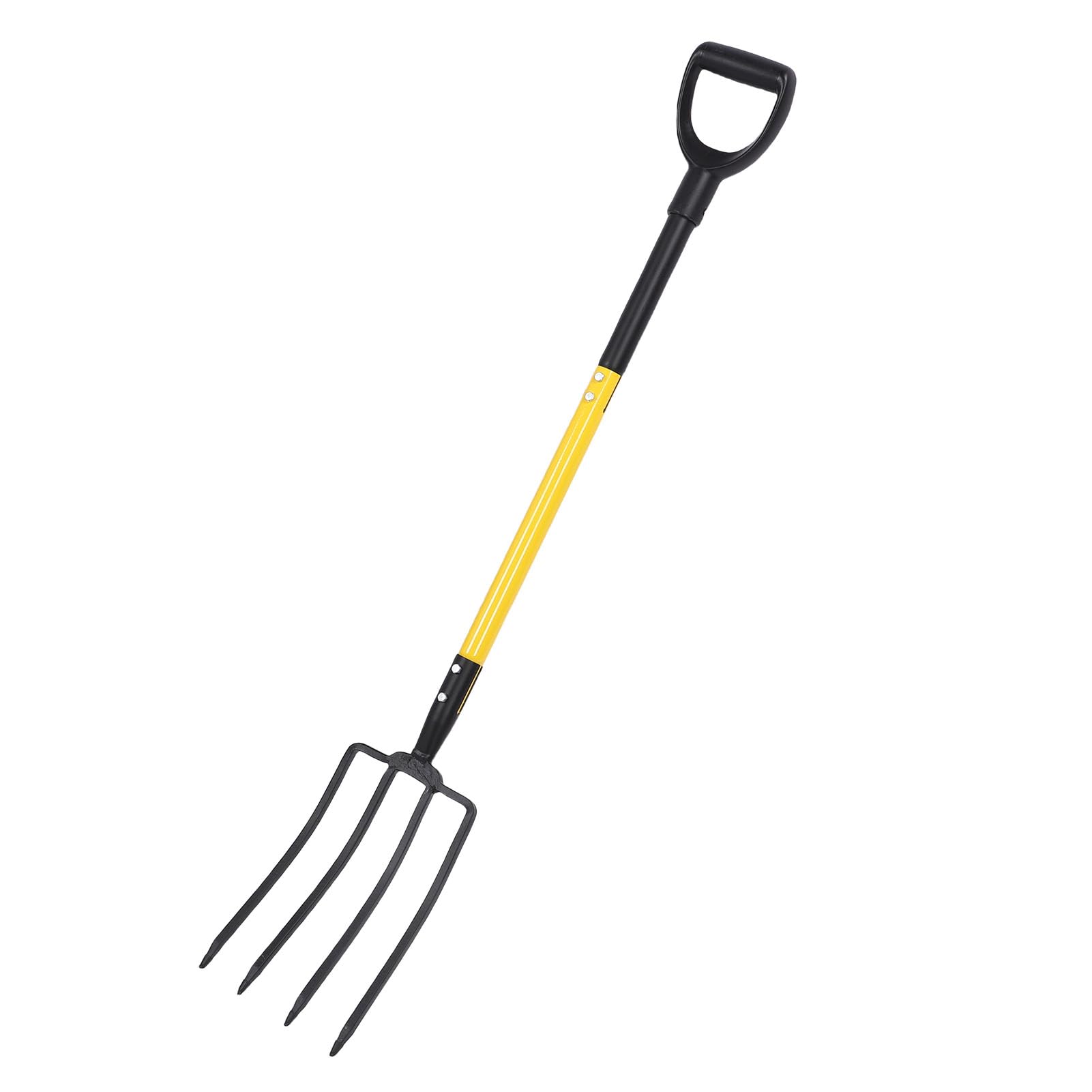 Fabater Forca, Forca a 4 Denti, Attrezzo da Giardino Resistente con Impugnatura Ergonomica a D per Giardinaggio, Scavi, Lavori in Giardino, Gestione del Territorio