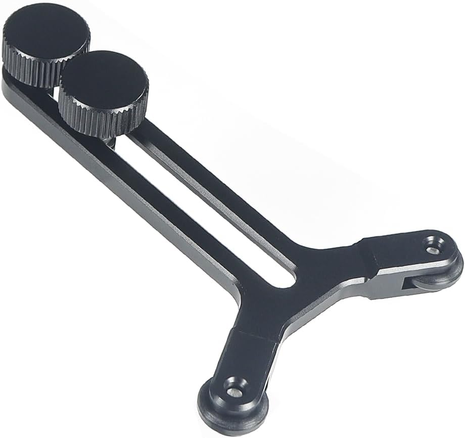 85mm Long Lens Support, Height Adjustable Lens Bracket for DSLR Camera Shoulder Rig, Lens Holder for RS4 RS3 Zh-Iyun Micro Bi 2/3 Quick Release Plate (Type 1)