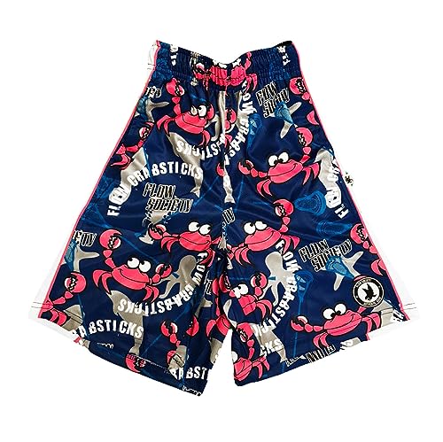 Flow Society Crabsticks Boys Lacrosse Shorts | Boys LAX Shorts | Lacrosse Shorts for Boys | Kids Athletic Shorts for Boys