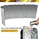 Noosverl 150cm Herd Windschutz für Gaskocher/Campingkocher Übergröße, Leichter Faltbarer Aluminium Windschutz 10 Stücke, Windschutzscheibe Outdoor, Camping, Gaskochern