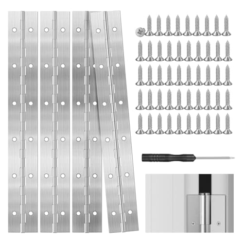 Produktbild von SCHARNIERE EDELSTAHL KLAVIERBAND Scharnier Klapp Scharniere Schrank Türband 384728120477