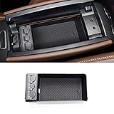 TTCR-II Center Console Organizer for Mercedes Benz A Class 2019-2025, for B Class GLB Console Organizer 2020-2025, for CLA Center Storage Tray GLA 2021-2024, for EQA EQB Middle Storage Box