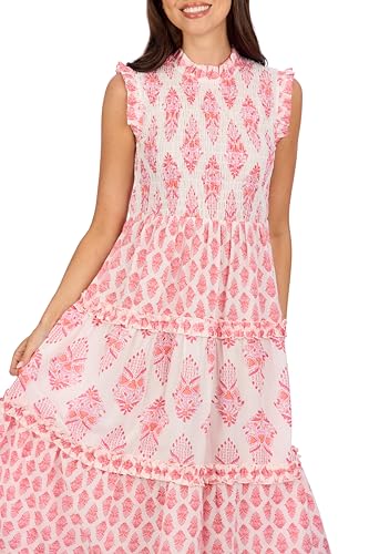 Image of Mud Pie Women's Mud Pie Women's Ward Smocked Midi Dress