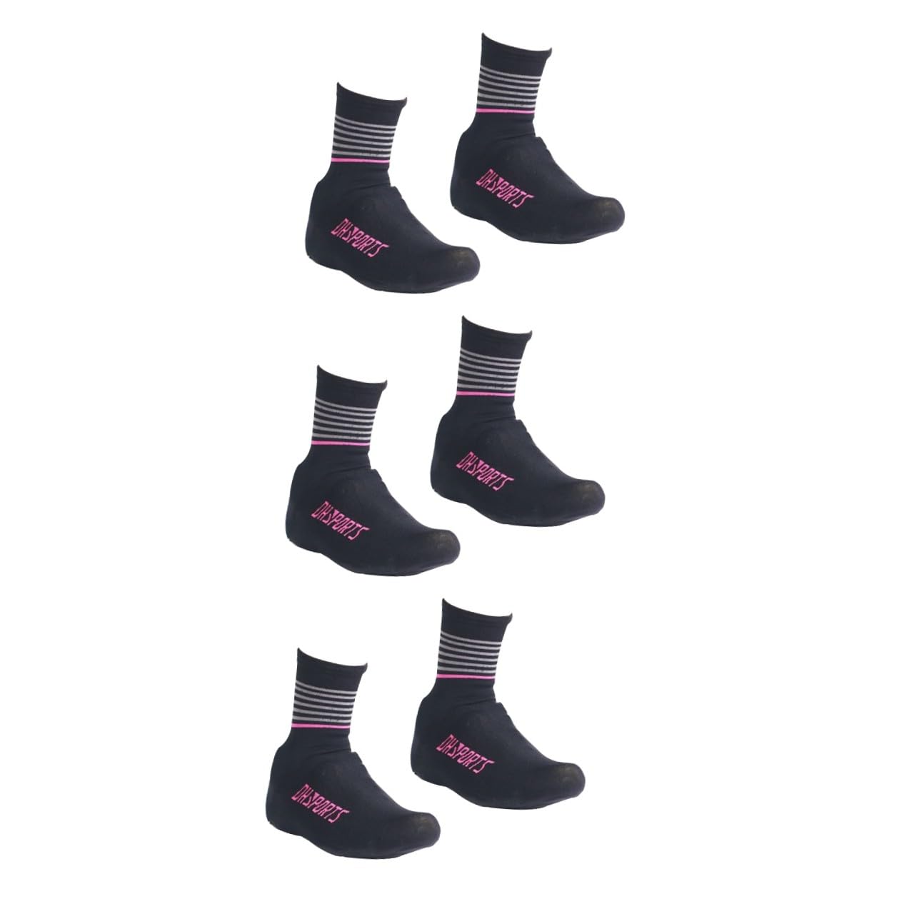 UKCOCO Cubierta De Zapatos De Bicicleta Cubrezapatos De Bicicleta De Carretera Cubrezapatillas De Bicicleta De Carretera Cubrezapatillas De Ciclismo Cubiertas De Zapatos Black