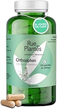 Orthosiphon 120 Gélules – Cure 20 Jours | Favorise l'Élimination Rénale de l’Eau, Soutient le Drainage Naturel et le Confort Urinaire | Conditionnée en France, RUE DES PLANTES