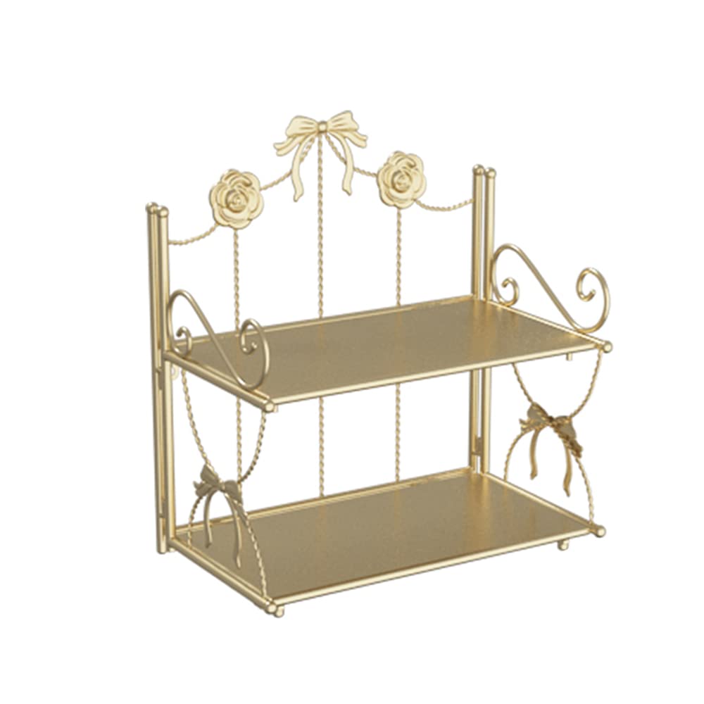 Amazon.com: BOOMLATU 2-Tier Spice Rack Bow Counter Shelf Desktop