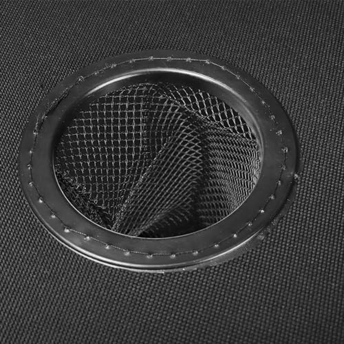 SOUJOY-Portable-Camping-Table-Folding-Picnic-Table-Canvas-Waterproof-Travel-Beach-Tables-with-4-Cup-Holder-for-Outdoor-Barbecue-Fishing-Campfires-and-Tailgating