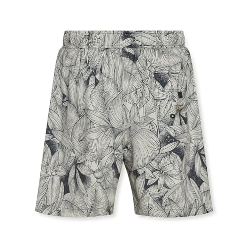 Bamboo Cay Men’s Hawaiian Tropical Printed Grenada Leaves Swim Short2