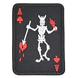 Parche táctico grande de bandera pirata de Barbanegra, parche táctico de chaleco bordado, 10,6 cm x 7,6 cm, gancho y bucle, Airsoft, Edward Teach Black Beard Forces Military Parches (negro)