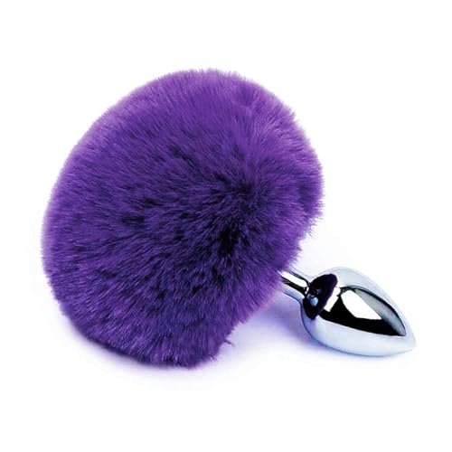 BONDAGERIE® Pompon de couleur Violet, plUg en acier, différentes tailles S Cover