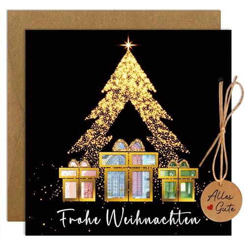 Geldgeschenk Weihnachten mit Umschlag, Geldgeschenke Verpackung Weihnachten, Weihnachtskarte Geldgeschenk, Geldkarte Weihnachten Geschenke, Weihnachtskarten Edel Kleine Weihnachtsgeschenke ideen