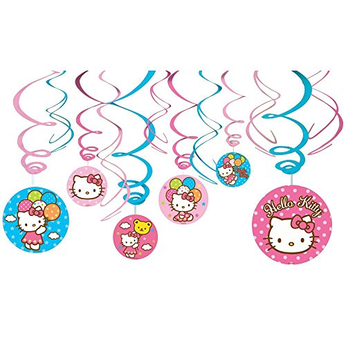 Hello Kitty Swirl Decorations