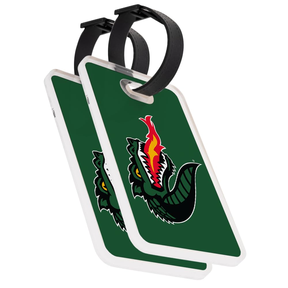 Desert Cactus University of Alabama Birmingham Luggage Tag Official UAB Blazers 2 Pack Travel ID Label for Suitcases