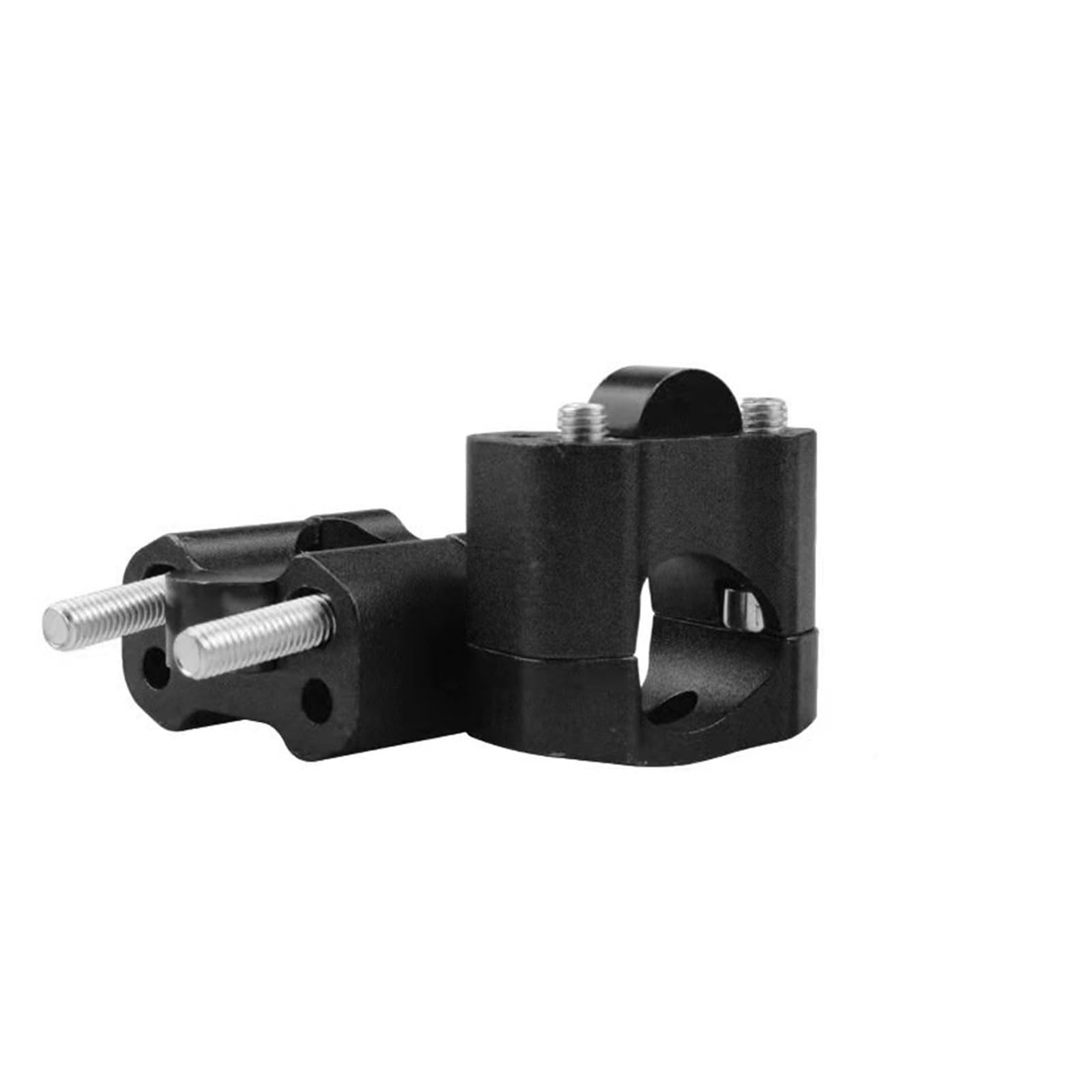 Pontets guidon moto universels rehausseurs noirs pour vos longs road trips