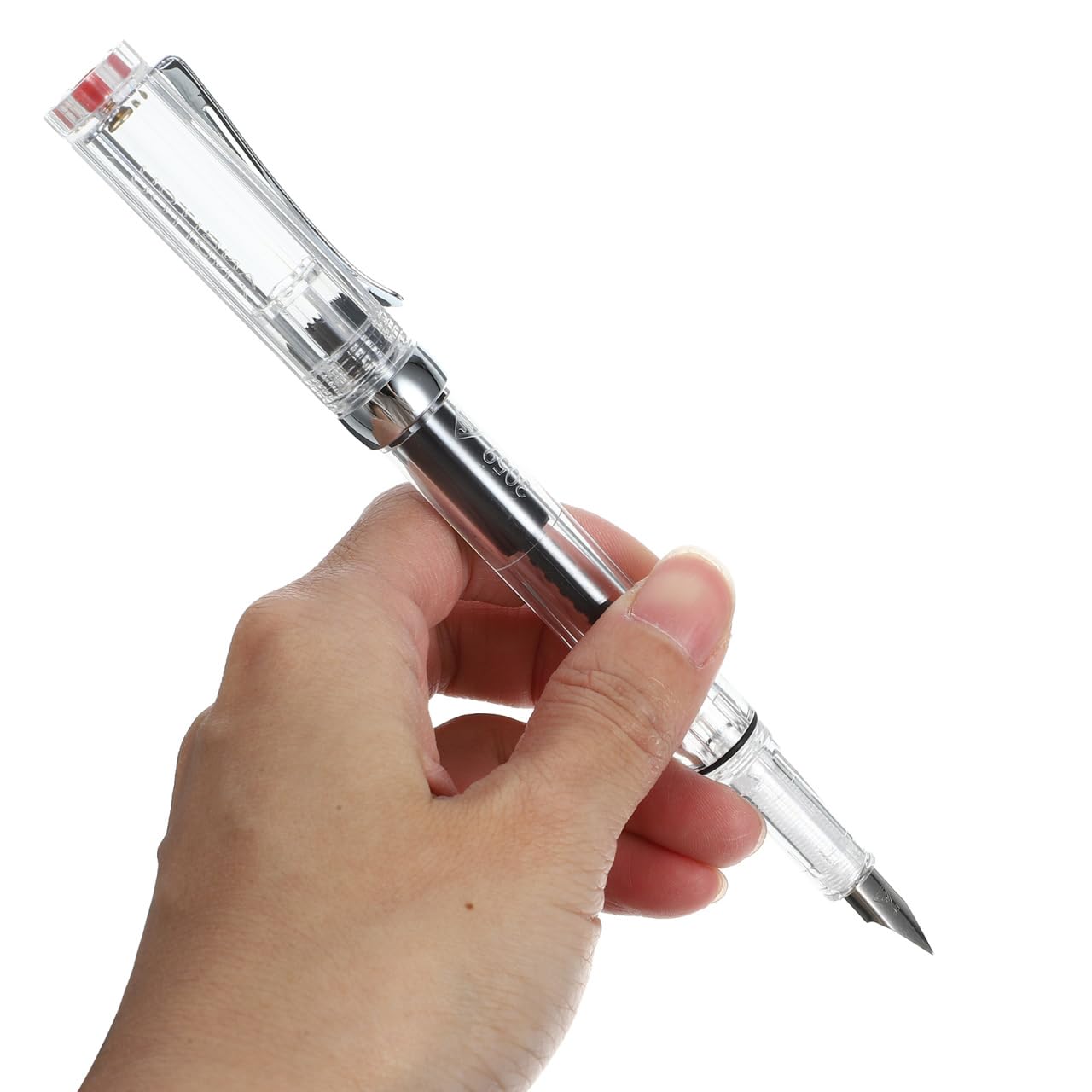 Amazon | Artibetter 透明ピストン吸入式万年筆 EF細字038mm 
