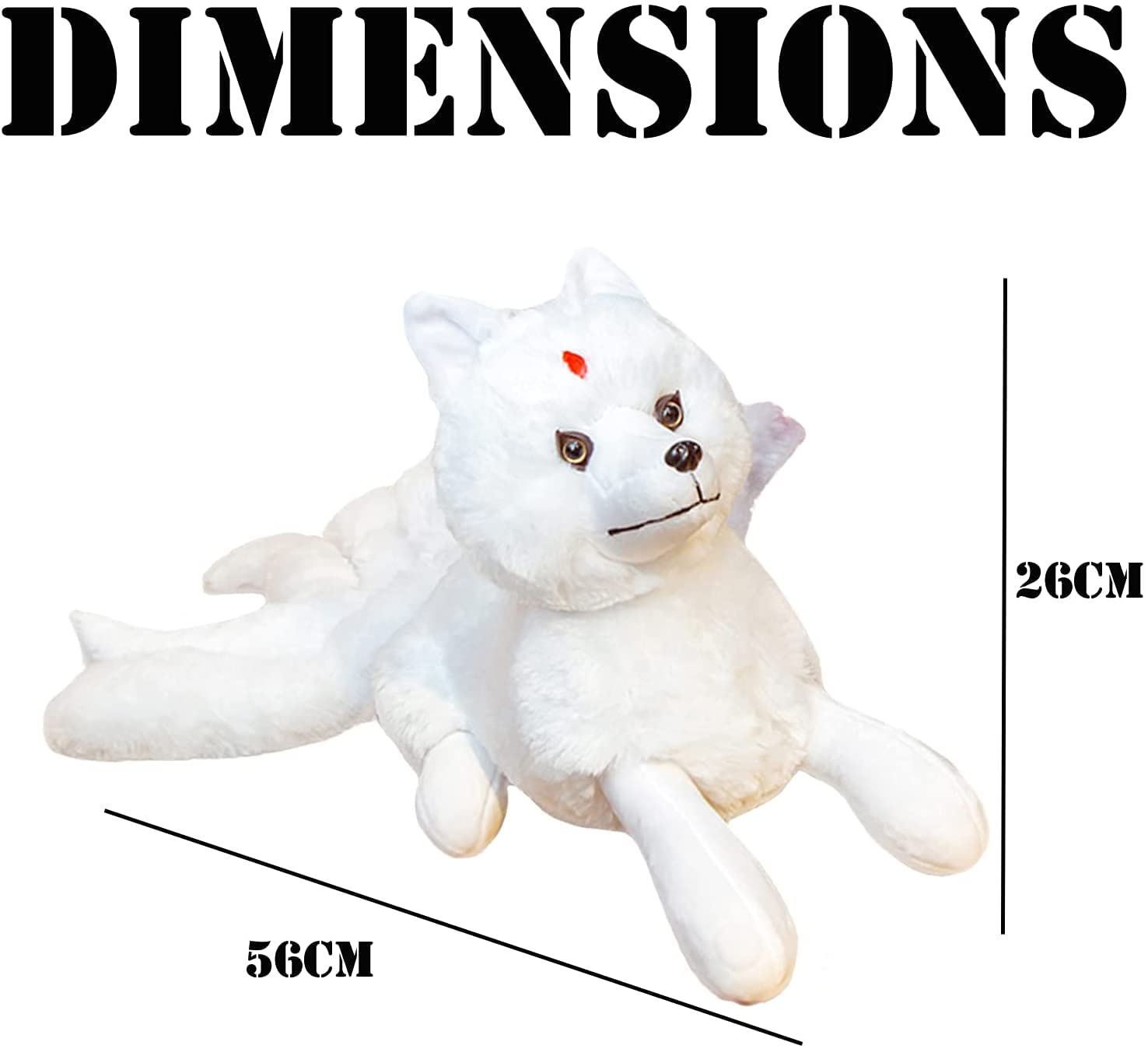 Amazon.com: DSOPHORAT Cloth Dolls Stuffed Fox Hugging Plush Nine