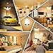 JUNEDOO LED Garage Light 38W,E26 Edison Screw Bulbs,3000K Warm White,4200Lm,300W Incandescent Bulbs Equivalent,No Dimmable,Pack of 2