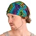 Casualbox Tie-Dye Headband Bandana Boho Hippie Retro Flower psychedelic 60's A,Free Size