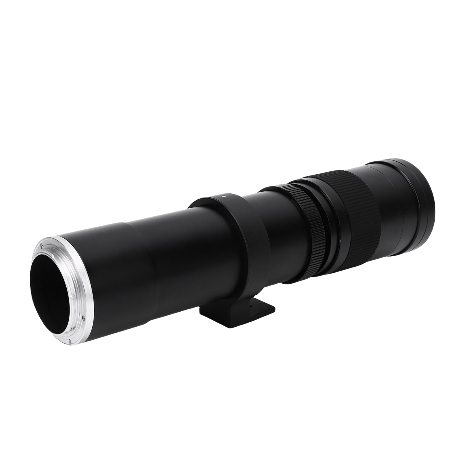 Cuifati 420 do 800 Mm F8.3 Teobiektyw Zoom, Optyczne Szklane Manualne Obiektyw Aparatu Ogniskowego, do Montażu Bezlusterkowego z całą metalową konstrukcją (BLACK)