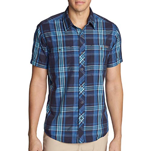 T-shirt technique homme manches courtes respirant multicolore Eddie Bauer XL